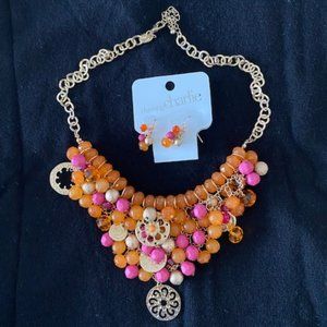 CHARMING CHARLIE NECKLACE & EARRINGS